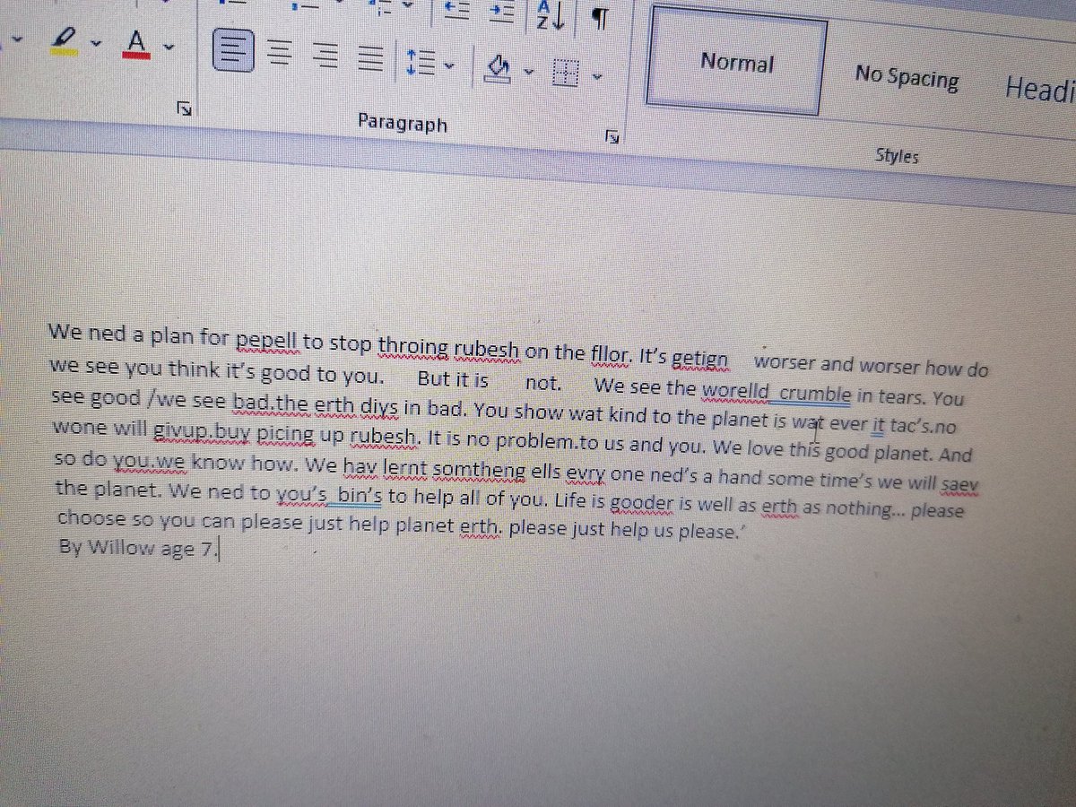 _missuswright_'s tweet photo. Willow asked if she could type something on my laptop. It's called 'save the planet'. Influenced by @ClydePrimary New Years resolutions & school values. She asked me to put it on Google for everyone to see. ❤️❤️❤️🌎 #katiekind #robbierespect https://t.co/ftOM5IpzzB