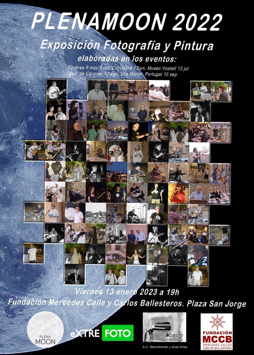 plenamoon's tweet photo. Exposición de fotos y cuadros de los eventos de Plena Moon de 2022. Muchos #plenamooners estaremos allí. Ven. https://t.co/OH96xeoHJQ