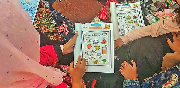 MWLMultan's tweet photo. Eagers Multan: Royal Orchard
𝐄𝐚𝐠𝐞𝐫𝐬 𝐰𝐢𝐧𝐭𝐞𝐫 𝐜𝐚𝐦𝐩 𝐟𝐨𝐫 𝐤𝐢𝐝𝐬: 𝐃𝐚𝐲 𝟒
Kids doing worksheets and beautiful coloring.
#Eagers #EagersWinterCamp #winter
#kids #islamicteaching #teachingkids #learningforkids #care #islam #Quran #prophet #prophetstory https://t.co/cF624fLaju