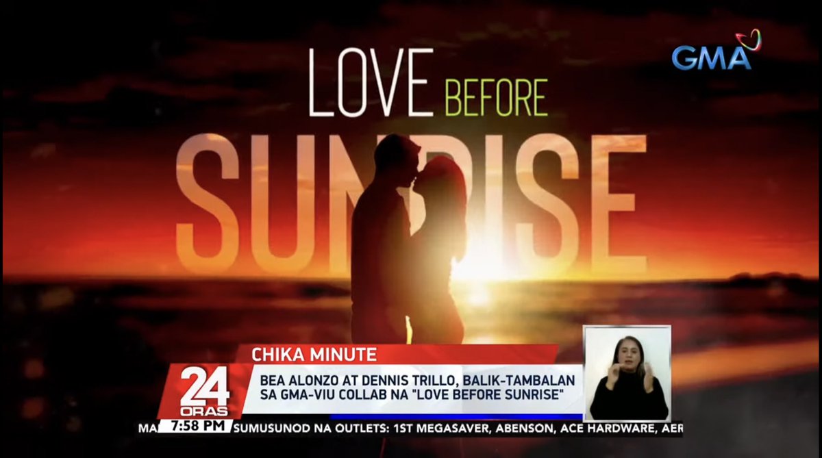 Bea Alonzo and Dennis Trillo will be starring in Love Before Sunrise. One of the first two series that will kick-off <a href="/gmanetwork/">GMA Network</a> and <a href="/Viu_PH/">Viu Philippines</a> collaboration this 2023!

#BeaAlonzo 
#DennisTrillo
#LoveBeforeSunrise