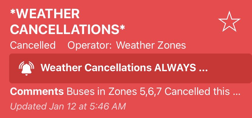 Good morning Wildcats!  The fog has cancelled bus transportation this morning.  Buses will run this afternoon to bring students home from school.