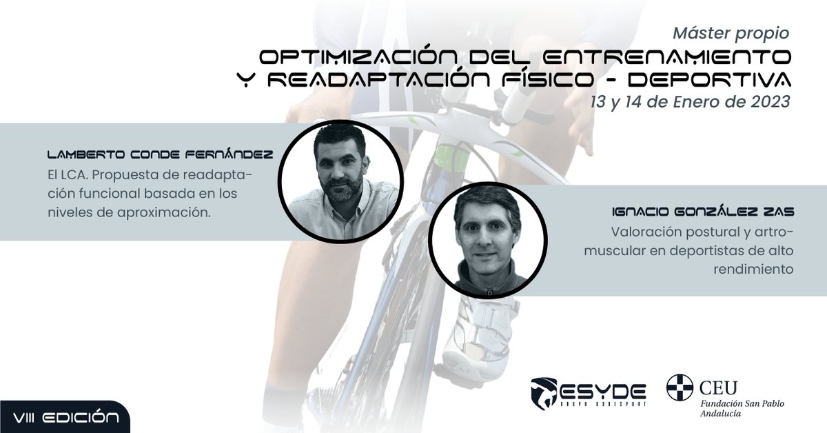 ESYDE_Formacion's tweet photo. 😎Esyde y @CEUAndalucia siguen adelante en el desarrollo de sus tres programas de másteres deportivos con un fin de semana lleno de conocimiento.
Ganas de disfrutar #formacion  #Salud  #deporte #avanzada #fisioterapia https://t.co/wwcEbTvRiB