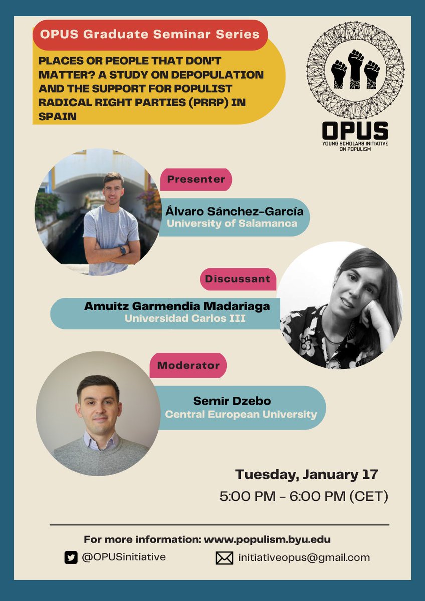 OPUS | Young Scholars Initiative on Populism tweet media
