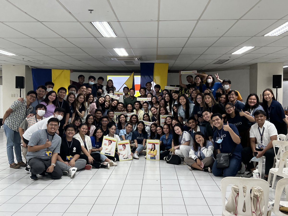 startwithyou25's tweet photo. RECAP | Ateneans, it's Day 4 of the Together, Tomorrow 2023 Campaign! 

#TheAteneoTomorrow 💙💛 https://t.co/zXTbqMaOCW