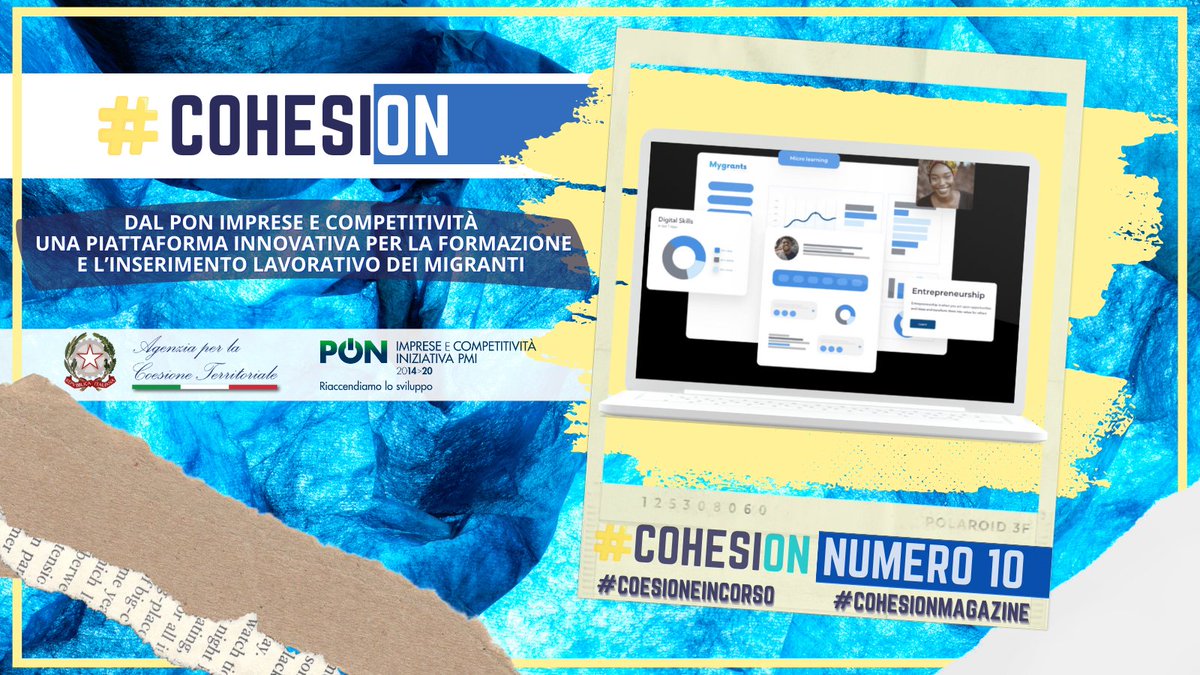 🇪🇺Con i #FondiEuropei del Programma Operativo Nazionale #Imprese e Competitività una piattaforma innovativa per la formazione e l'inserimento lavorativo dei #migranti.
⏩Ne parliamo a pag. 34 di #CohesionMagazine
👉bit.ly/Cohesion10
#CoesioneInCorso <a href="/MISE_GOV/">Assessorato allo Sviluppo Economico di Bugliano</a> #EuInMyRegion