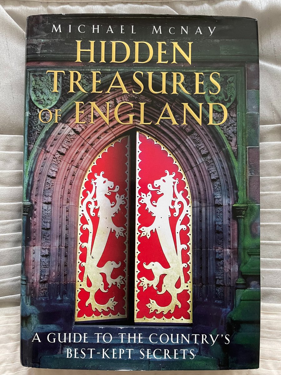 Hidden Treasures of England: A Guide to the Country's Best-kept Secrets. Published April 2009. Pages 560. Michael McNay pays tribute to less well-known gems, highlighting astonishing masterpieces found scattered across England. theCharity shop find for £2.49. 
#bookcavalcade