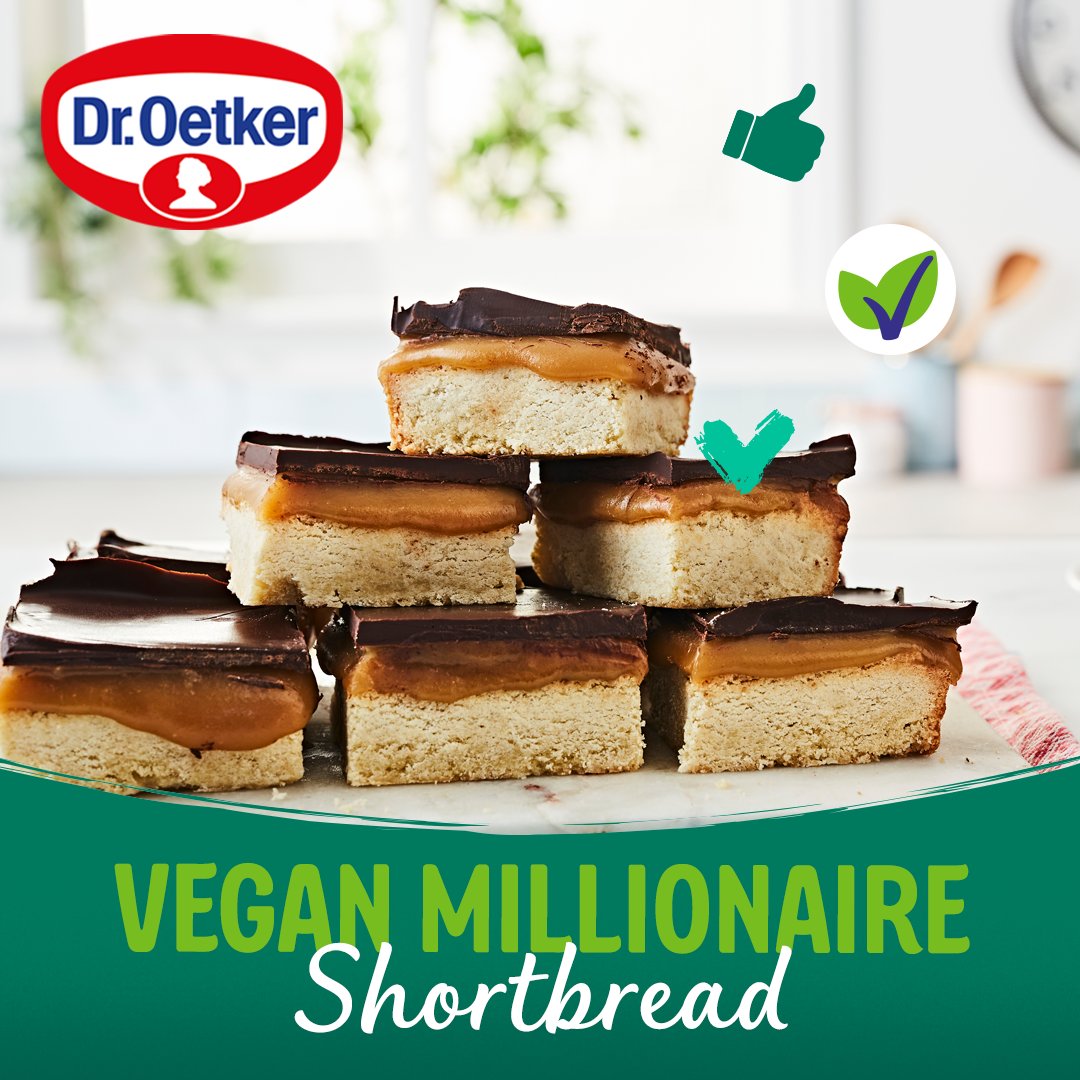 Whether you’re taking part in #Veganuary or not, these millionaire shortbread are the perfect treat!

With a crunchy shortbread base, gooey caramel middle, and chocolate topping, they can brighten up any day!

Find more here: bit.ly/3GYjxfP

#LittleMakesABigDifference