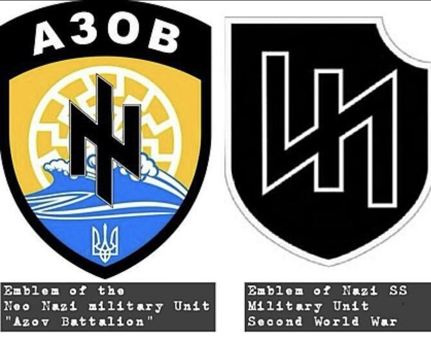 Kanthan2030's tweet photo. Ukraine’s Azov battalion is a Nazi group.
#2plus2is4 https://t.co/3kwVncFXMW