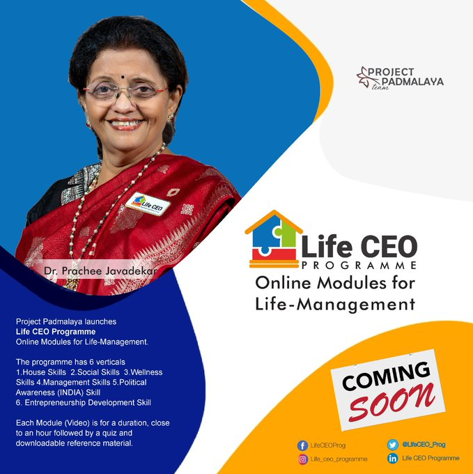 prachee_dr's tweet photo. Coming soon...

Life CEO Programme!

For details Visit :  https://t.co/M5214bOx01

#lifeceoprogramme #lifeceo #onlinelearningplatform #onlinelearning #education #onlinecourses #socialskills #wellnessskills #houseskills #managementskills #selfpaced #holisticlifemanagementcourses https://t.co/Y7qNgKEPZ8