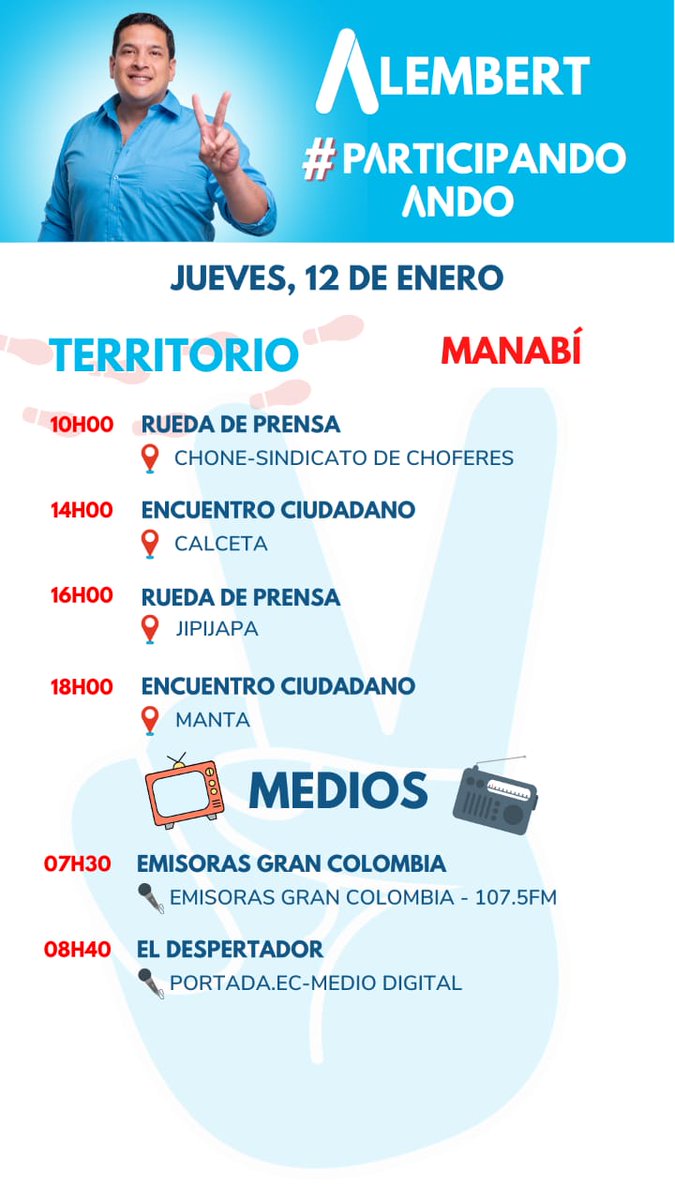 alembertveraec's tweet photo. #ParticipandoAndo
¡Jueves con sabor a viernes y seguimos más activos que nunca!
Seguimos recorriendo el Ecuador🇪🇨 
Esta vez en Manabí. Acompáñenme✌🏼2️⃣💙
#TuSabesQueEstabamosMejor https://t.co/ZBu0nVH7No