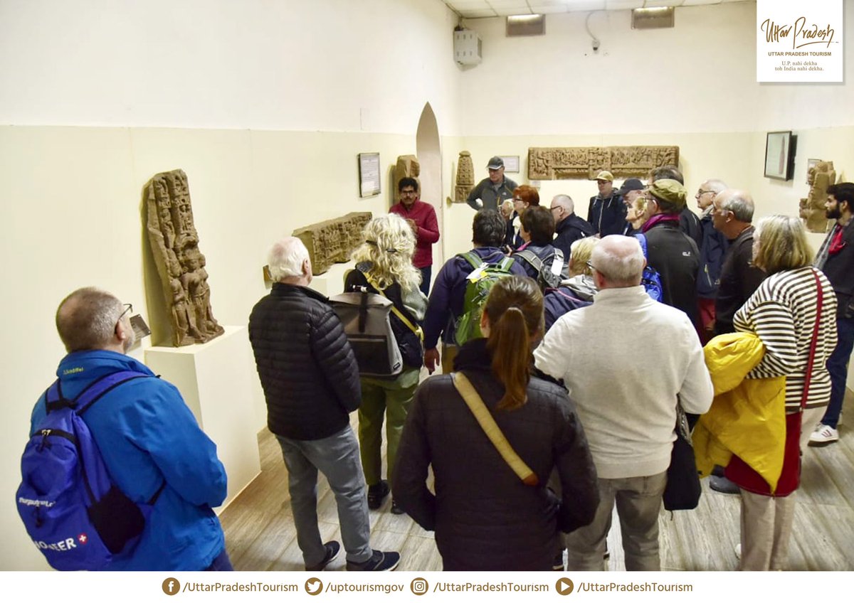 uptourismgov's tweet photo. #Day3
The #SwissTourists visited the holy city of #Sarnath & saw themselves go jaw-drop as they visited the archaeological #SarnathMuseum. The #tourists are on a 51-day trip on the world's #LongestRiverCruise, The #GangaVilas
Have a glimpse.
#WorldsLongestRiverCruise #RiverCruise https://t.co/JcqNspwfCt