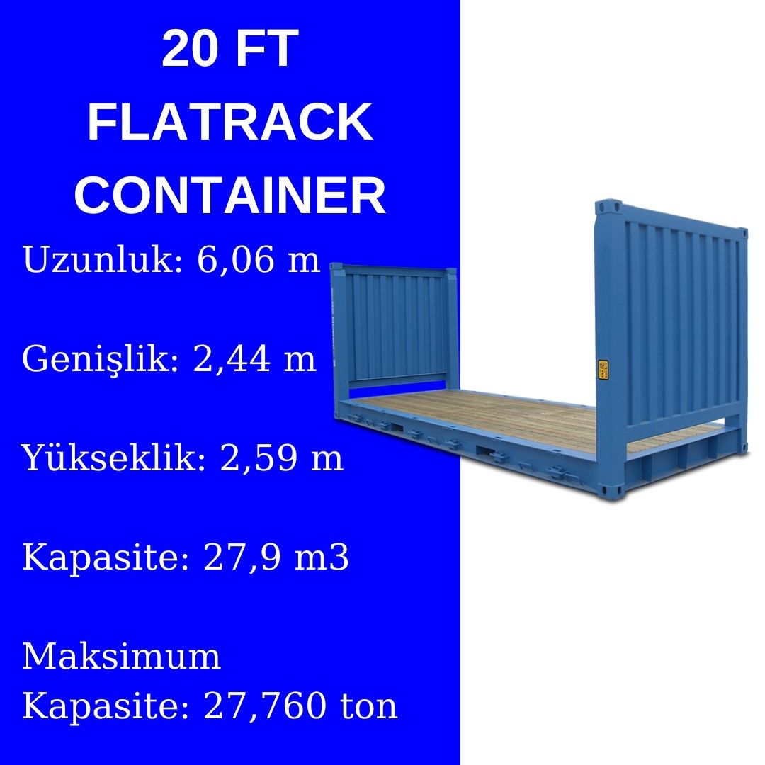 HLojstik's tweet image. KONTEYNER ÇEŞİTLERİ
(20 FT FLATRACK CONTAINER)

#20ftcontainer #container #HTLogistic #Logictics #ForeignTrade #Customs #Trade #Economy #Stroge #Service #Internationaltrade #International #Sales #Product #Transportation #Import #Export #Economic #Forwarder