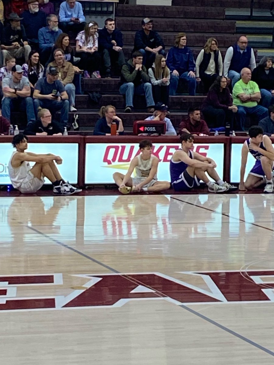 CoachKopp's tweet photo. Two of my former players were able to compete against each other last night. Proud of both of them and can only imagine the sarcastic conversation they had at the scorers table. @RyanRose30 @CaseyKeesee_ https://t.co/Uzgbom5wwz