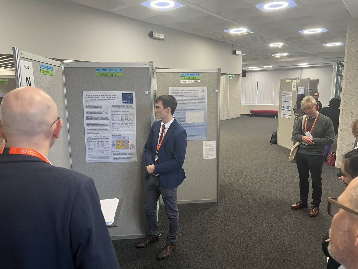 Akshay Shah (@docashah) on Twitter photo Two <a href="/UniofOxford/">University of Oxford</a> <a href="/OxfordMedSci/">Medical Sciences</a> medical students absolutely smashing it at the Poster presentation session with their ASIP module systematic reviews! (Both a delight to supervise!) #WSM2023 <a href="/Assoc_Anaes/">Association of Anaesthetists</a>
<a href="/will_mcclune/">William McClune</a> <a href="/kbernhardt122/">Keeley Bernhardt</a> Two <a href="/UniofOxford/">University of Oxford</a> <a href="/OxfordMedSci/">Medical Sciences</a> medical students absolutely smashing it at the Poster presentation session with their ASIP module systematic reviews! (Both a delight to supervise!) #WSM2023 <a href="/Assoc_Anaes/">Association of Anaesthetists</a>
<a href="/will_mcclune/">William McClune</a> <a href="/kbernhardt122/">Keeley Bernhardt</a>