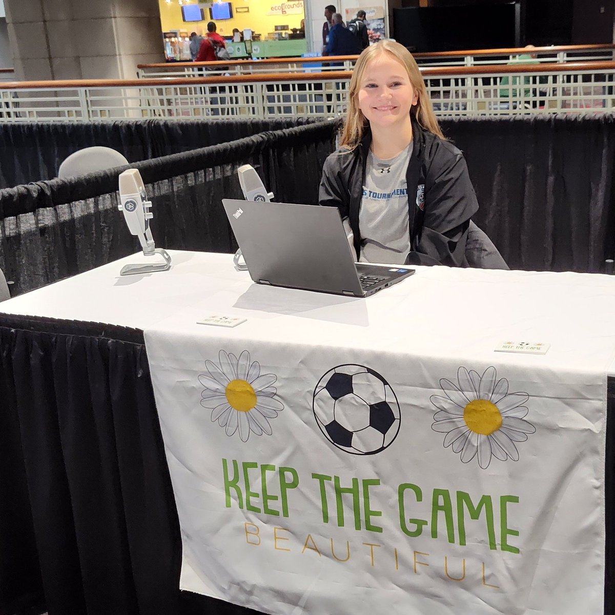 We are all set at <a href="/UnitedCoaches/">United Soccer Coaches</a> #PHL23. Our 5th convention and 4th on Podcast Row. Come say hi!