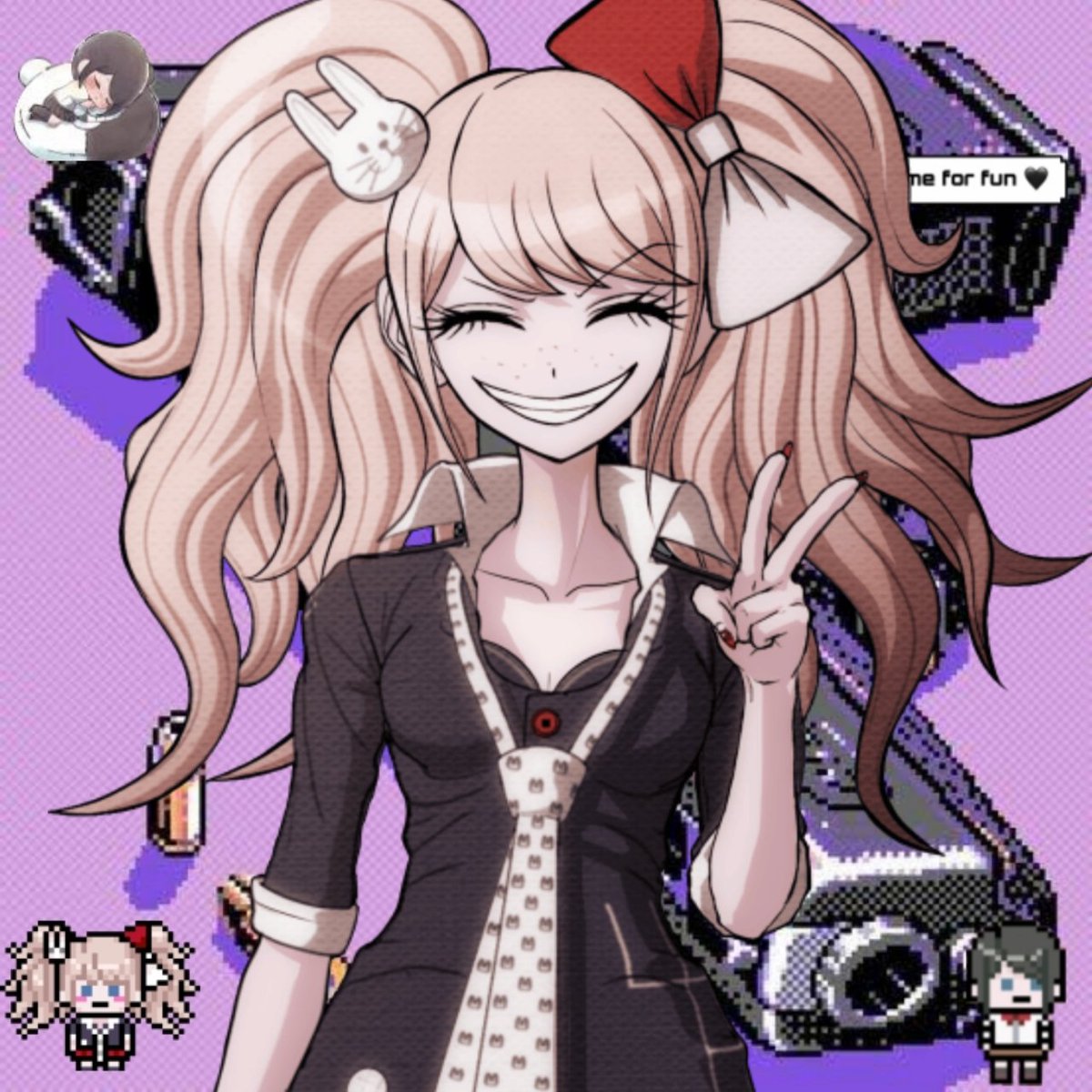 LOTSAMUSES's tweet photo. “i am mukuro”
“i am junko”
“and we are not the same person” https://t.co/ZmYSBTBccj