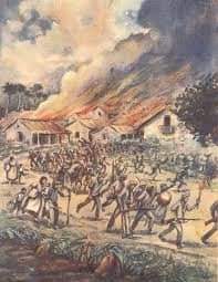 #MartianosHoy
#JuntarYVencer 
#CubaViveEnSuHistoria 
Los españoles nunca comprendieron cómo una de las villas más prósperas de la nación prefería arder hasta las cenizas y renunciar al desarrollo agrícola y social.