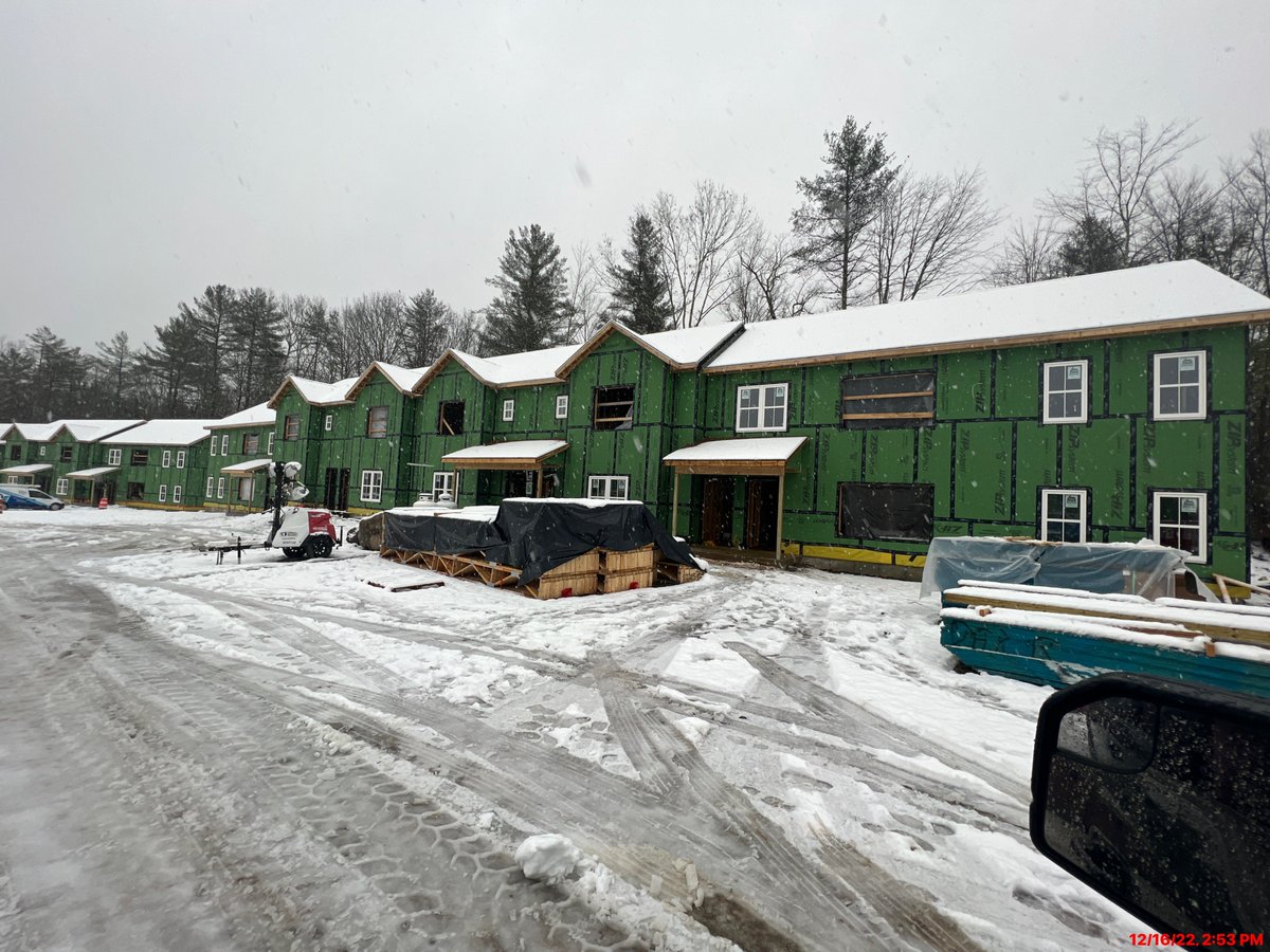 DakotaPartners_'s tweet photo. 2023 is off to a fast start and construction at Woodland Village in Goffstown, NH is progressing nicely.
Visit ttps://www.woodlandvillagenh.com for more information including leasing. #DakotaDevelopments #CreatingHousingThatMatters #affordablehousing #LIHTC #PassiveHouse https://t.co/Kq6SVjCYby
