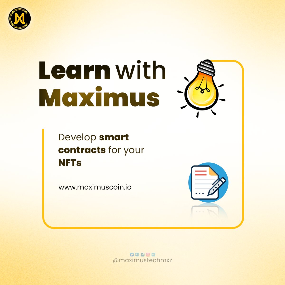 maximustechmxz's tweet photo. #NFTs are minted through #smartcontracts that assign ownership and reassign it when transferred or resold
#cryptolearning
Learn with Maximus
#bitcoin #cryptocurrency #crypto #cryptocurrencies #learncrypto #learncryptocurrency #bitcoinlearning #blockchain #maximustech https://t.co/vZysP13Tlv
