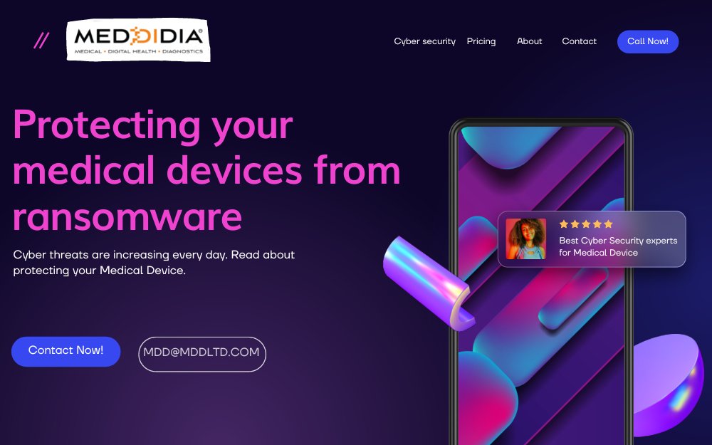 MedDiDia's tweet photo. Protecting your medical devices from ransomware
Check out our blog for MedTech Cybersecurity!
https://t.co/WC6EuEt7wH
#RegulatoryCompliance #MedDiDia #PRRC #EUAR #USFDA #MDR #IVDR #MedicalDevices #Diagnostics #DigitalHealth #QMS #CyberSecurity #SAMD #SIMD https://t.co/80JgGKM5cN