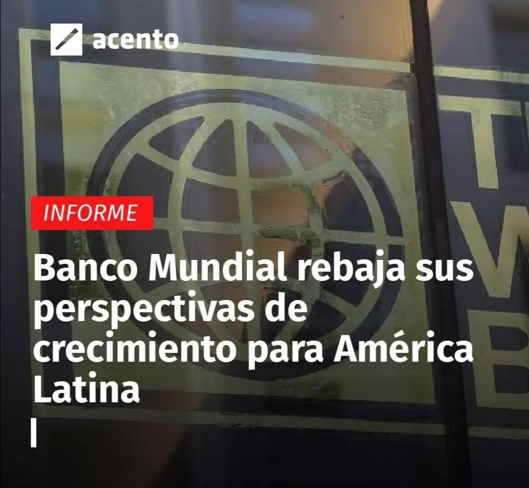 LaRedHabla's tweet image. @acentodiario : Banco Mundial rebaja perspectivas crecimiento para América Latina y el Caribe. @DiarioLibre : Banco Mundial dice RD tendrá SÓLIDO crecimiento en 2023. ¿ Y el @BancoCentralRD que dice? @haivanjoe @ciricruz1 @frcaamano @mineconomiard @BancoMundial @mercedesmacarr2
