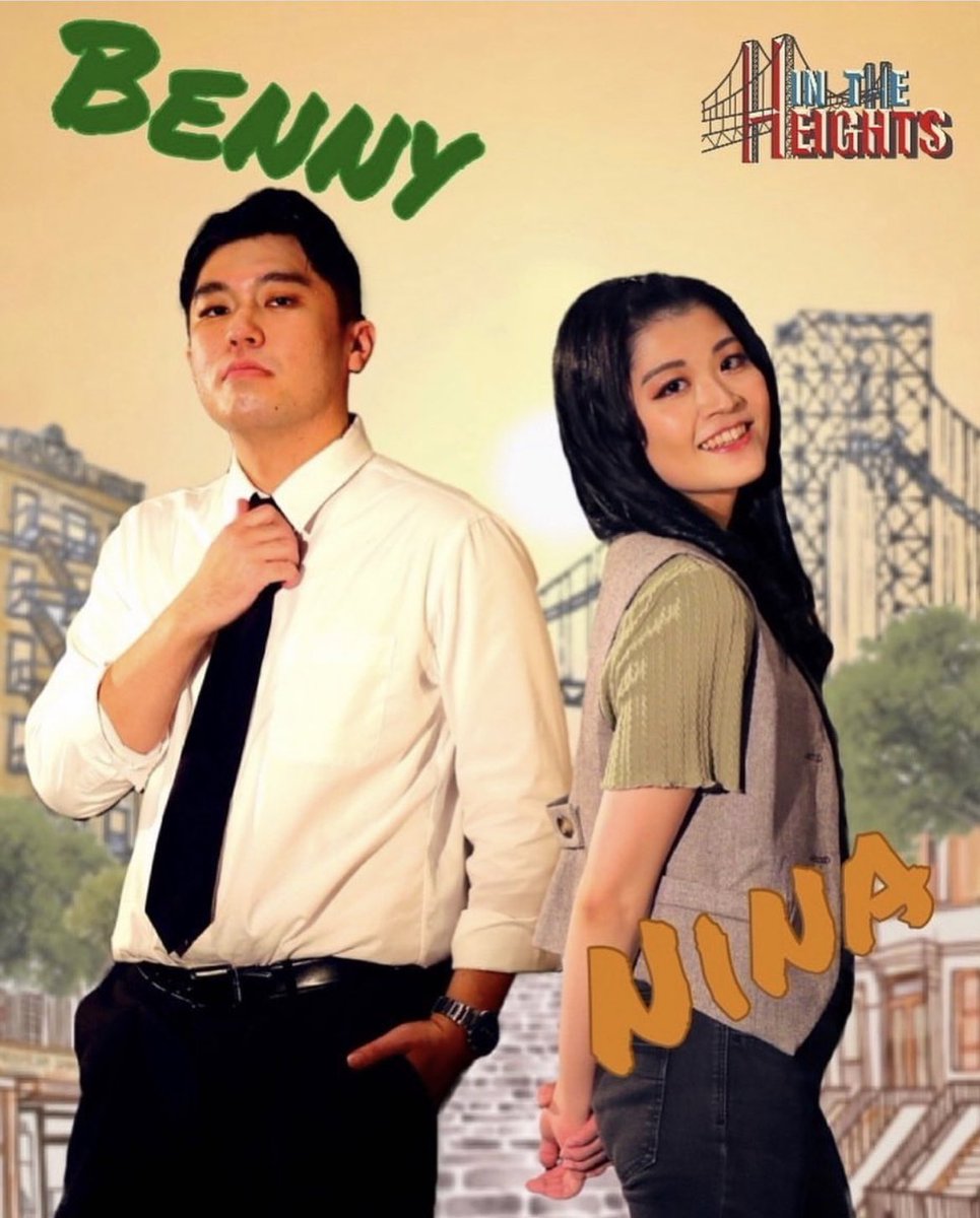 RyukokuMusical's tweet photo. キャラクター紹介📚🍸

右　Nina(ニーナ)
左　Benny(ベニー)

ここの2人の物語も熱い🎇
特に1幕ラストの2人は必見です！

#龍谷大学 https://t.co/8fSzbj3kSS