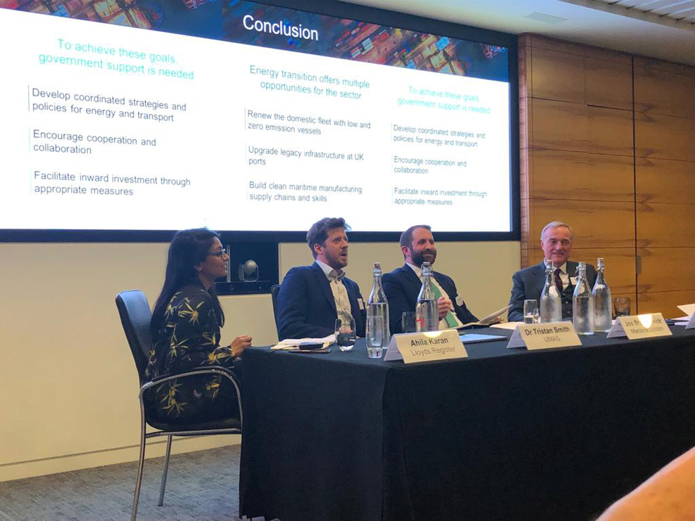 LR_Marine's tweet photo. Highlights from yesterday's launch of 'UK Domestic Shipping: Mobilising Investment in Net Zero', a report produced by @MCLShipping with the support of @UMAS_15 and the LR Maritime Decarbonisation Hub. Download the report here: https://t.co/d86YT6Rp7v #EnergyTransition https://t.co/xL8qe1jPI4