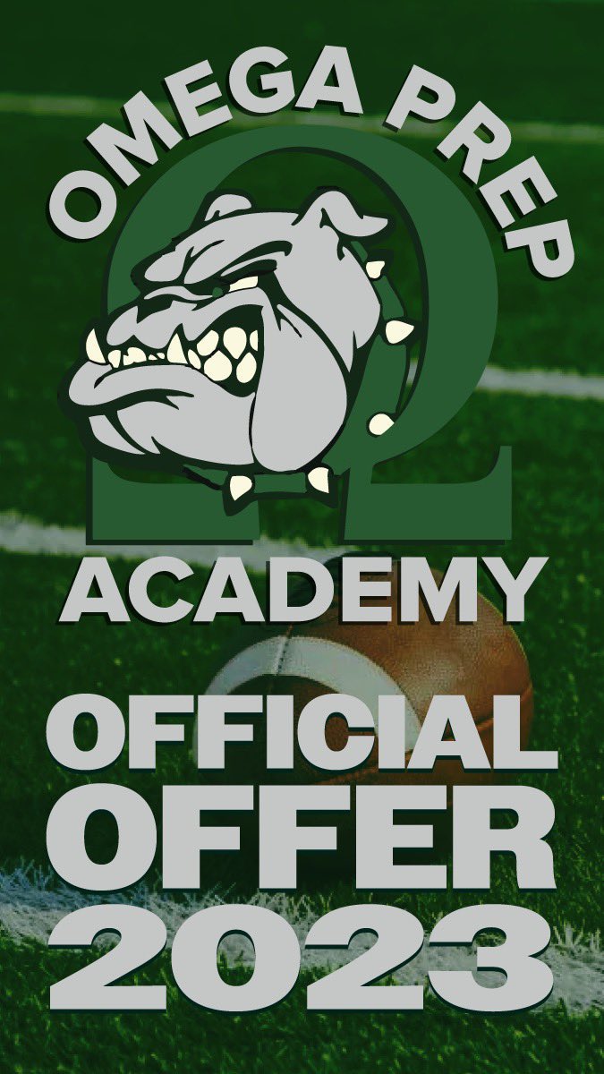 Blessed to receive my first offer from <a href="/RecruitBulldogs/">Omega Prep Academy</a> I would like to thank <a href="/omegabulldogs/">Coach Sean Tarrant</a> for the offer!!