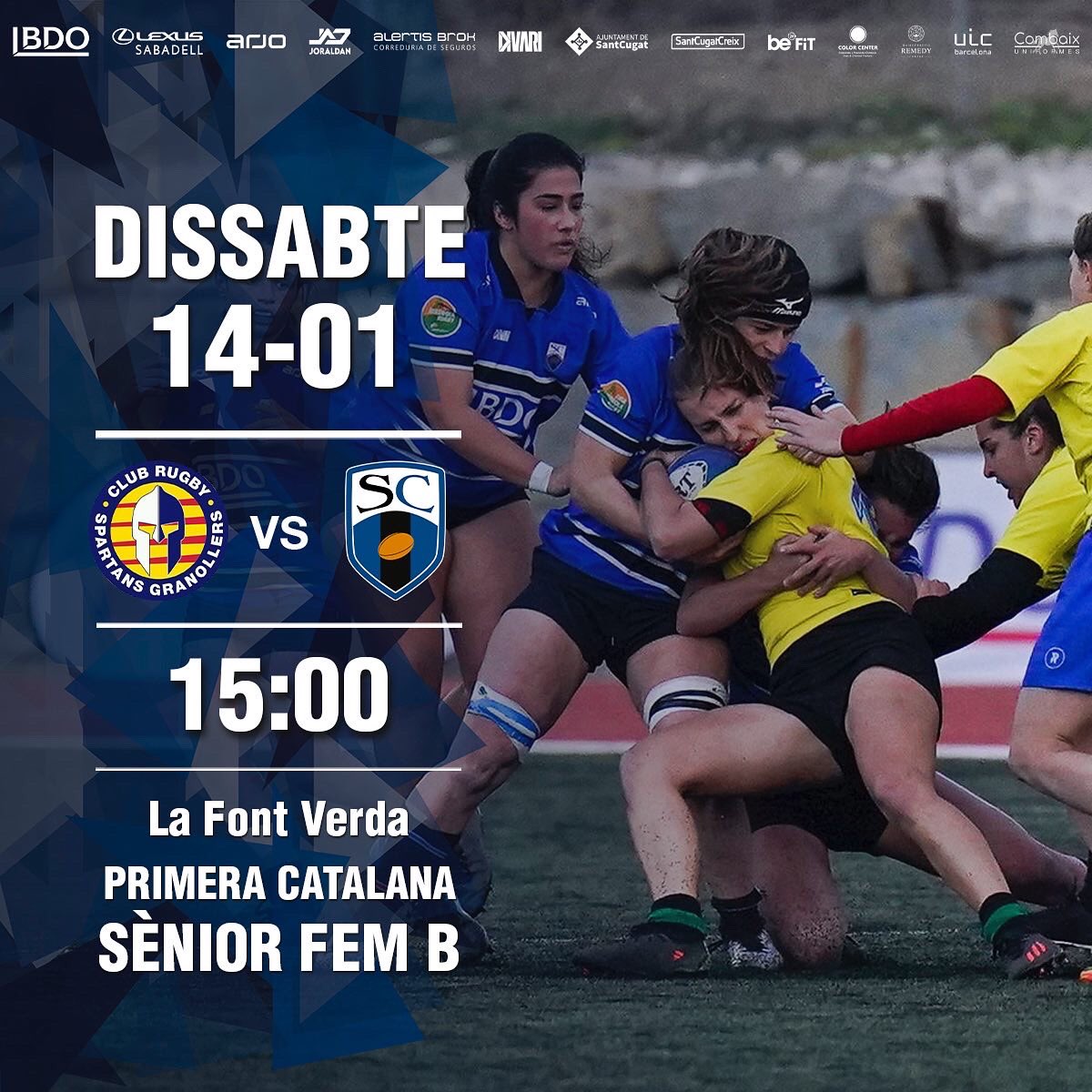 rugbysantcugat's tweet photo. Partidos de nuestros equipos femeninos este fin de semana‼️🔥
A por todas chicas💪🏼
#partidoderugby #partitderugby #clubderugby #rugbycatala #rugbyespañol #rugbyespaña #rugbyspain #ligaiberdrola #dhrugby #rugbyvalores #rugbyydiversión #deportedeequipo #valoresdeportivos https://t.co/ogYmsgNG53