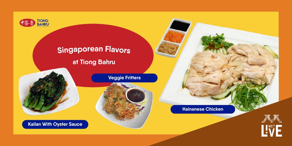 MetLivePH's tweet photo. From their award winning chicken rice and their plentiful sides, it’s like you’re on the streets of Singapore with every bite. https://t.co/ikZwRUuHPr