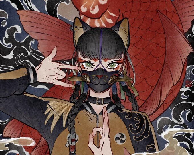 狐、猫、虎、兎 