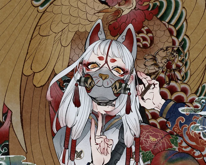 狐、猫、虎、兎 