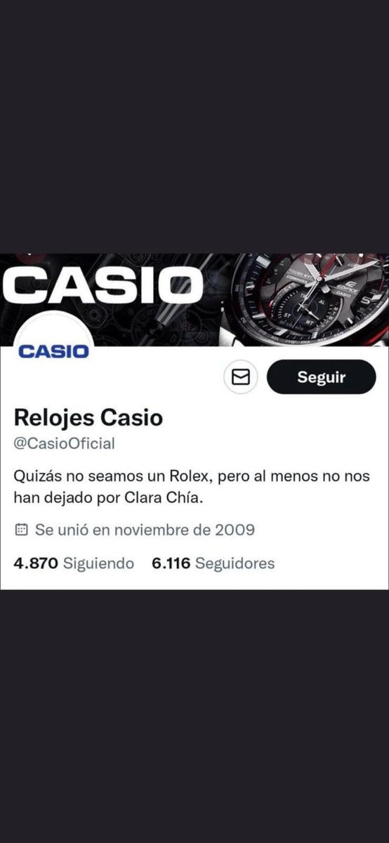 OscarCarbajo's tweet photo. @IbaiLlanos Mira @IbaiLlanos. La sesión de Shakira ha generado oportunidades para todos… CASIO enganchándose al hipe con sus réplicas 😂 https://t.co/bajOkBhj4A