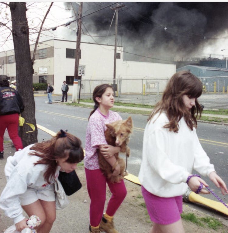 NEW
In today’s installments of our series “Hazards Next Door,” <a href="/KristieCattafi/">Kristie Cattafi</a>  looks at how a town is still recovering from one of NJ’s worst chemical accidents - the 1995 Napp explosion in Lodi. 1/2

Look at this photo of the evacuation by Rich Gigli…
northjersey.com/story/news/202…