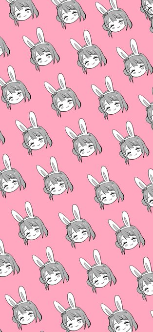 あゆぴょんの壁紙も作ったので置いておきますね🐰 