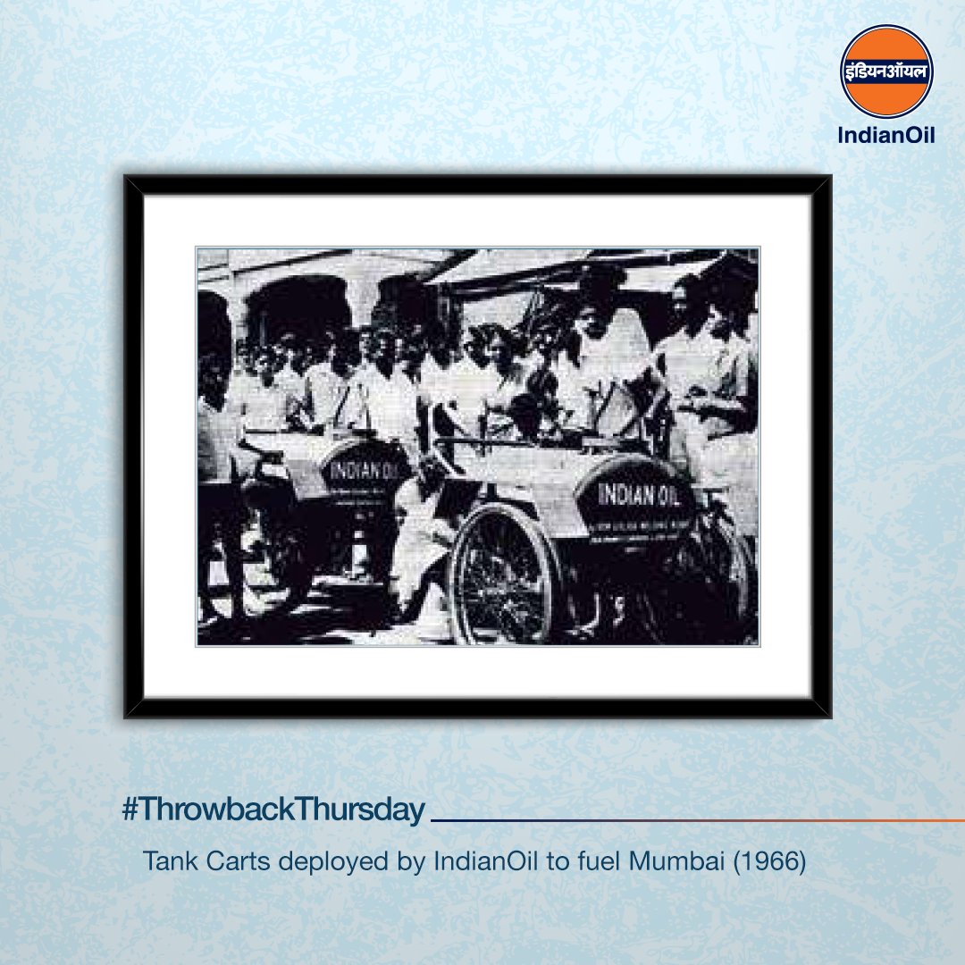 IndianOilcl's tweet photo. This #ThrowbackThursday revisits the time in 1966 when #IndianOil left no stone unturned to ensure the uninterrupted supply of energy to the nation. https://t.co/ASae8Njsnt