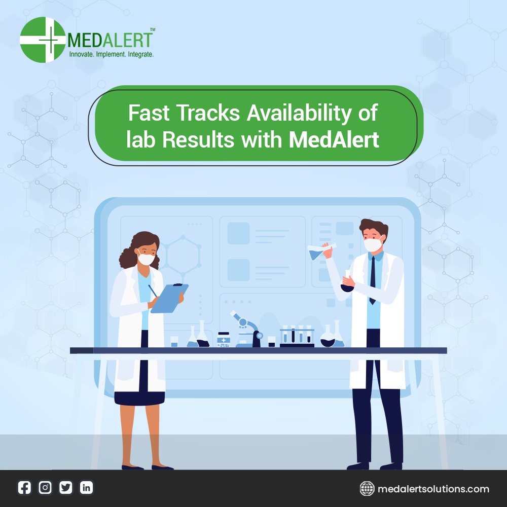 MedalertSoluti1's tweet photo. Medalert lab interface helps you get your lab results faster! This cutting-edge technology automates the process of transferring and reviewing laboratory test results. 

#MedAlertSolutions #MASIT #EMR #EHR #LAB #DigitalHealth https://t.co/c37XHuMct3