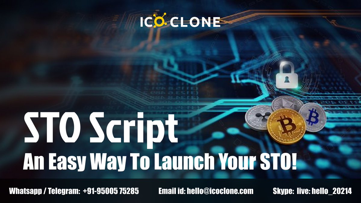 Icoclone1's tweet photo. Looking to create your own #STO platform? Our readymade #STOscript can help you get started quickly and easily. We also provide free lifetime updates and support.
Get a Demo here- https://t.co/1RIuipJxGv
Get started today and create your own #STOplatform in no time! https://t.co/QJQpUYnq9U