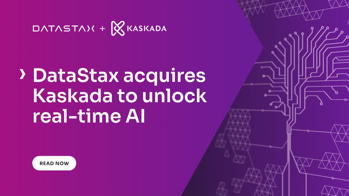 Excited to announce Kaskada has been acquired by <a href="/DataStax/">hackerone POC</a>! Together, we’ll help businesses enable #realtimeAI, fueled with data from DataStax Astra DB.
tinyurl.com/3kb74djx