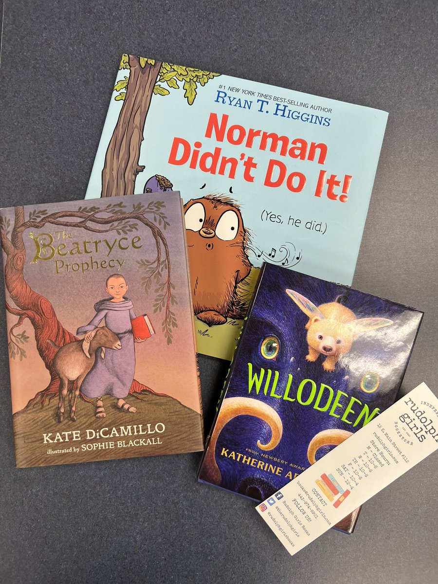 Thank you <a href="/therudolphgirls/">rudolphgirlsbooks</a> and your patrons for the amazing new books for our library!  <a href="/timbergroveES/">Timber Grove Elementary</a> <a href="/saudlin1/">Scott Audlin</a>