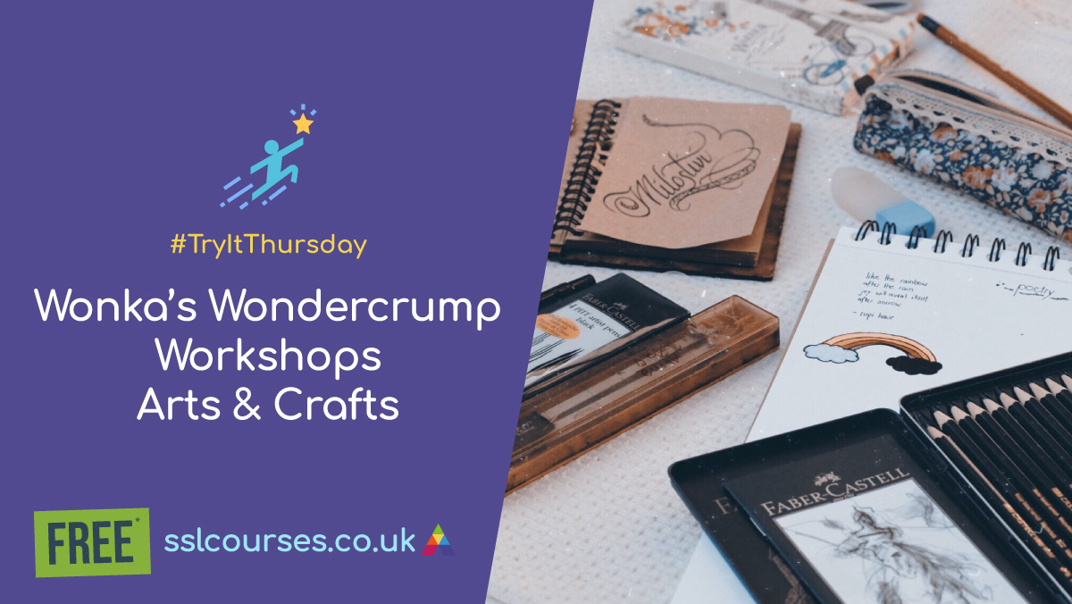 SSLcourses's tweet image. #TryItThursday Let your creativity go wild with our new free* Wonka's Wondercrump arts and crafts workshops in #watchet! Lots of different activities to choose from - only your imagination can hold you back 😃Find out more here... tinyurl.com/Wonkas-Wonderc…
#crafts #westsomerset