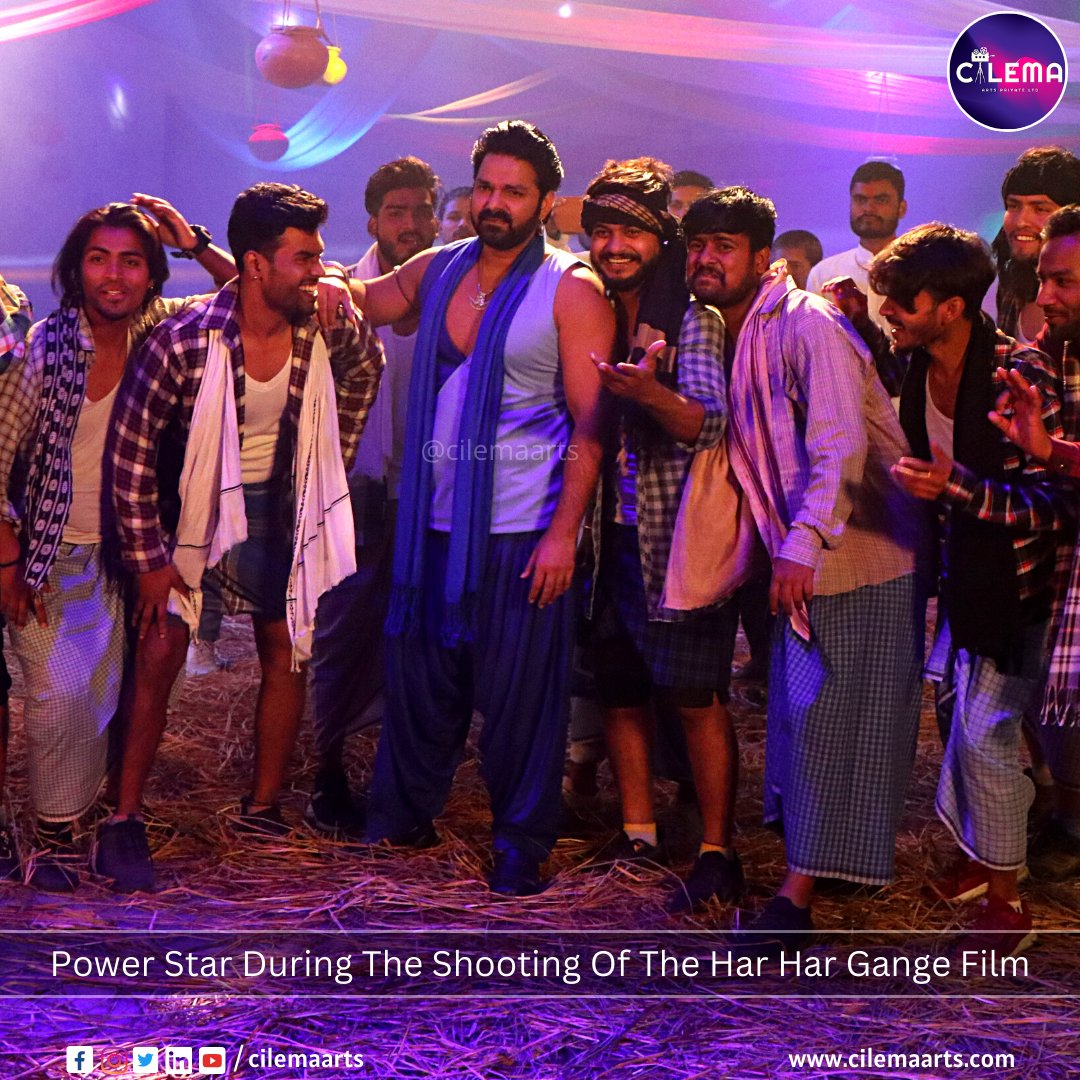 AassiMotion's tweet photo. Power Star Pawan Singh ka abtak ka sabse jabardust look 😍aane wali movie "Har Har Gange" se. 
#Shooting_Time ❤👍 #harhargange #Pawansingh #Newlook #Pawansinghnewlook  
#Shootingtime #movienightieshooting #Behindthescenes #like #share  
#Cilema_Arts #cilema_arts_lucknow https://t.co/60nlti9lcb