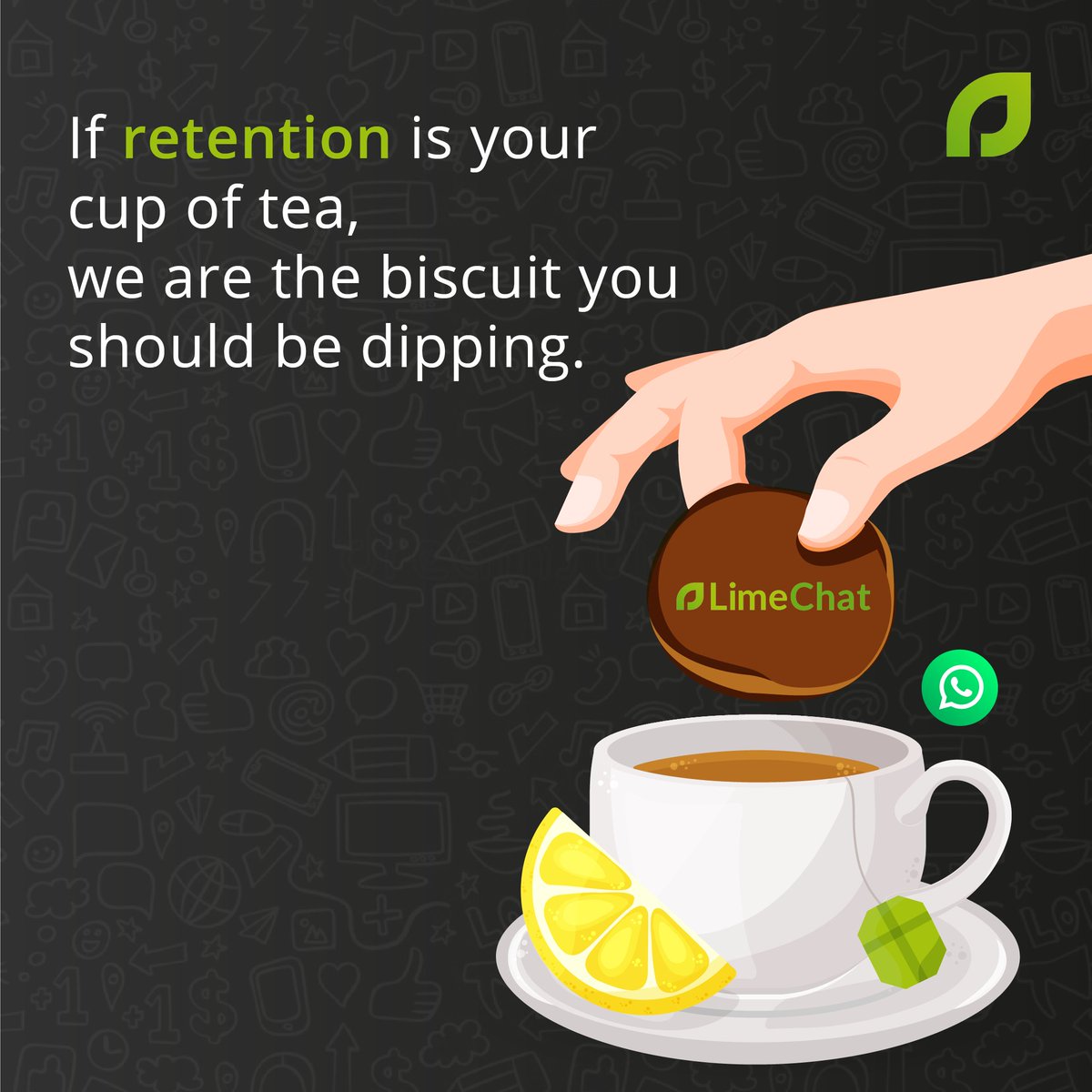 LimeChat tweet media