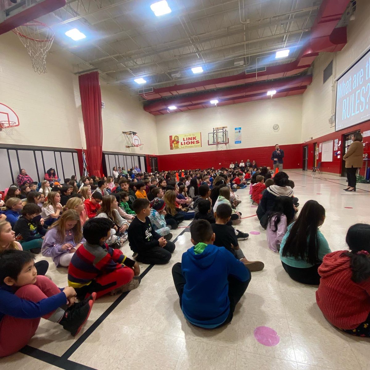 LinkLions's tweet photo. Our students had an assembly about the book “The Energy Bus”! This book gives us rules to follow so we can live a positive life! Ask your student about the energy bus and what they’re doing to fuel their own ride! #weare54 #linknextlevel #theenergybus #positivethinking #sel https://t.co/Ih50w7IVly