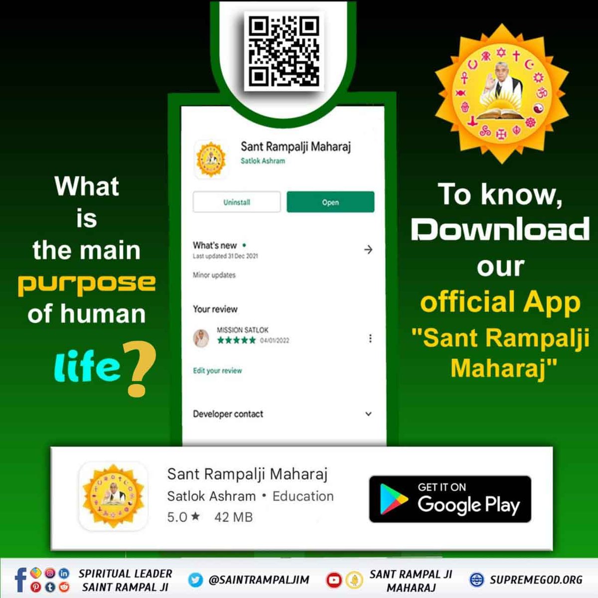abhriti's tweet photo. What is the main purpose of human life #Sant_Rampalji_Maharaj_App
Download from Playstore https://t.co/2kHi9ReB0W