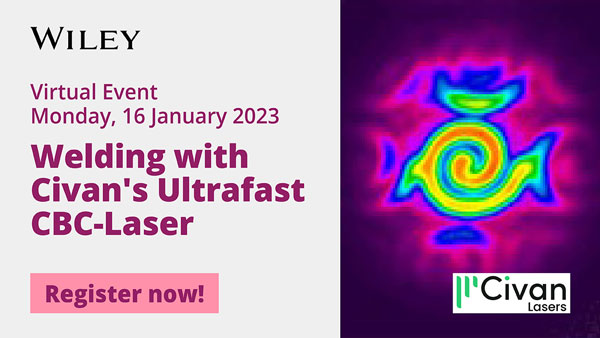 Coming up in 96 jours: Webinar “Welding with Civan’s ultrafast CBC laser: basics, opportunities and challenges”, Monday, 16 January 2023, 2pm CET | 8am EDT. Register for free live attendance or playback: 
events.bizzabo.com/448348?utm_sou…