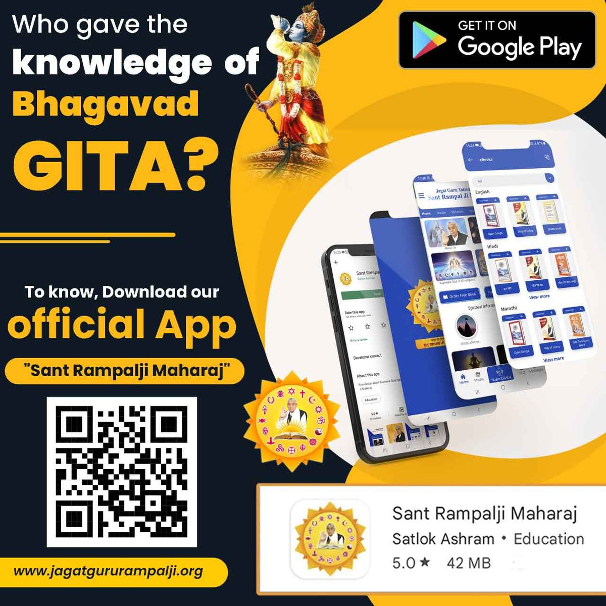 chandr_kant_1's tweet photo. Who is the God who gives the knowledge of Shrimad Bhagwat Gita??To know must download #Sant_Rampalji_Maharaj_App from Play Store https://t.co/cDiFGxQ5ou