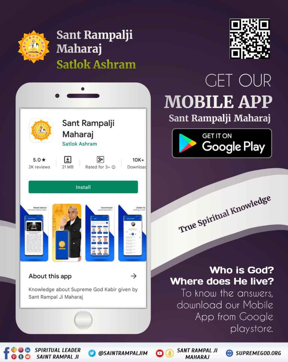 NonaUni2021's tweet photo. #Sant_Rampalji_Maharaj_App

Download from Playstore https://t.co/dftQDl2drG