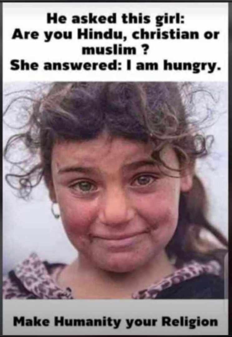 Humanity before religion #humanity #humanitarian #HumanTrafficking