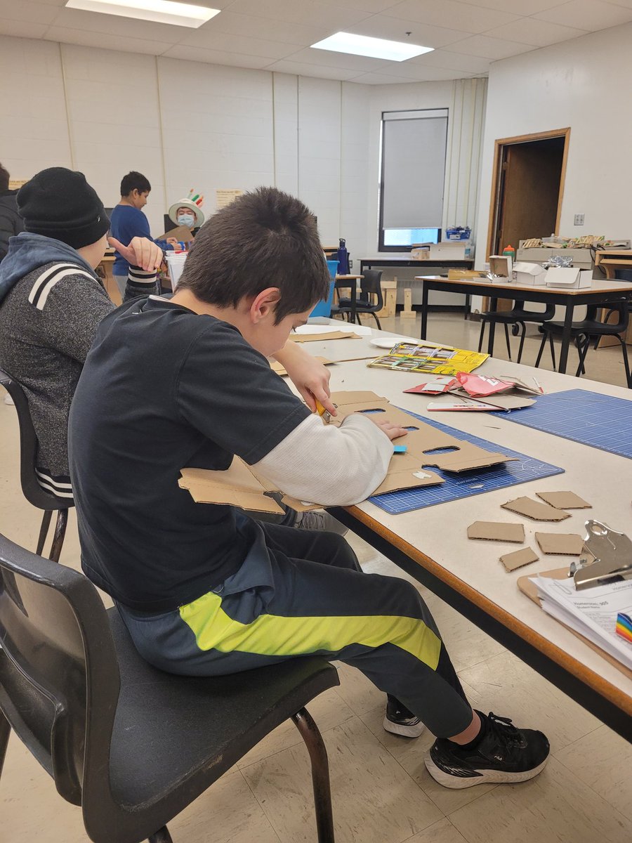 JRedmondtech's tweet photo. Working hard or hardly working?  @RLJH_HRSB 705, building an interactive city with #microbit and supplies from @brilliant_labs. https://t.co/8gMro2R8XV